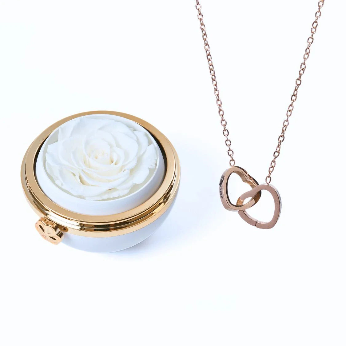 Eternal_Passion_Intertwined_Stainless_Steel_Necklace_-_White_Rose_Gold_Stainless_Steel
