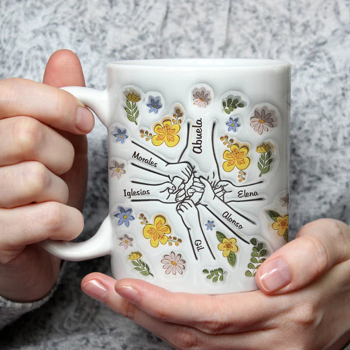 You Hold Our Hearts – Personalised 3D Effect Mug-CustomLove