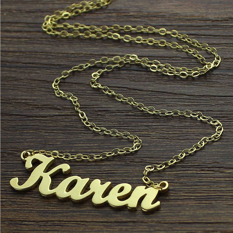 Personalized Sterling Silver Name Necklace-CustomLove