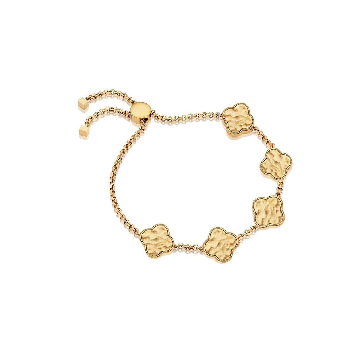 Custom Clover Name Bracelet - CustomLove