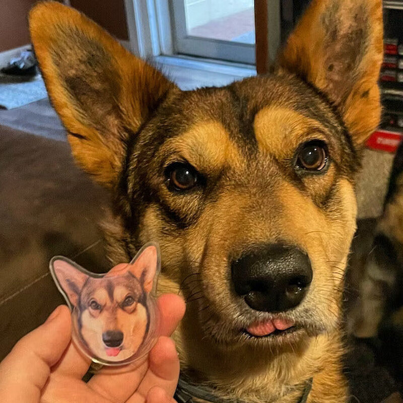 Personalized Pet Face Phone Grip Holder For Pet Lovers-CustomLove