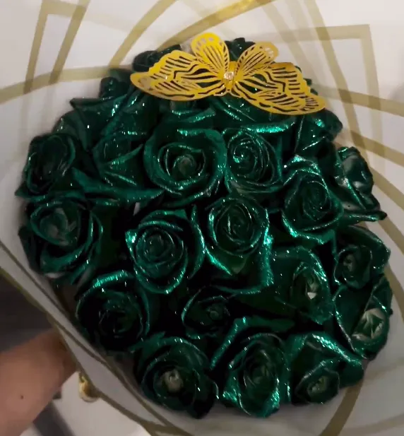 Glitter Rose Bouquet-CustomLove