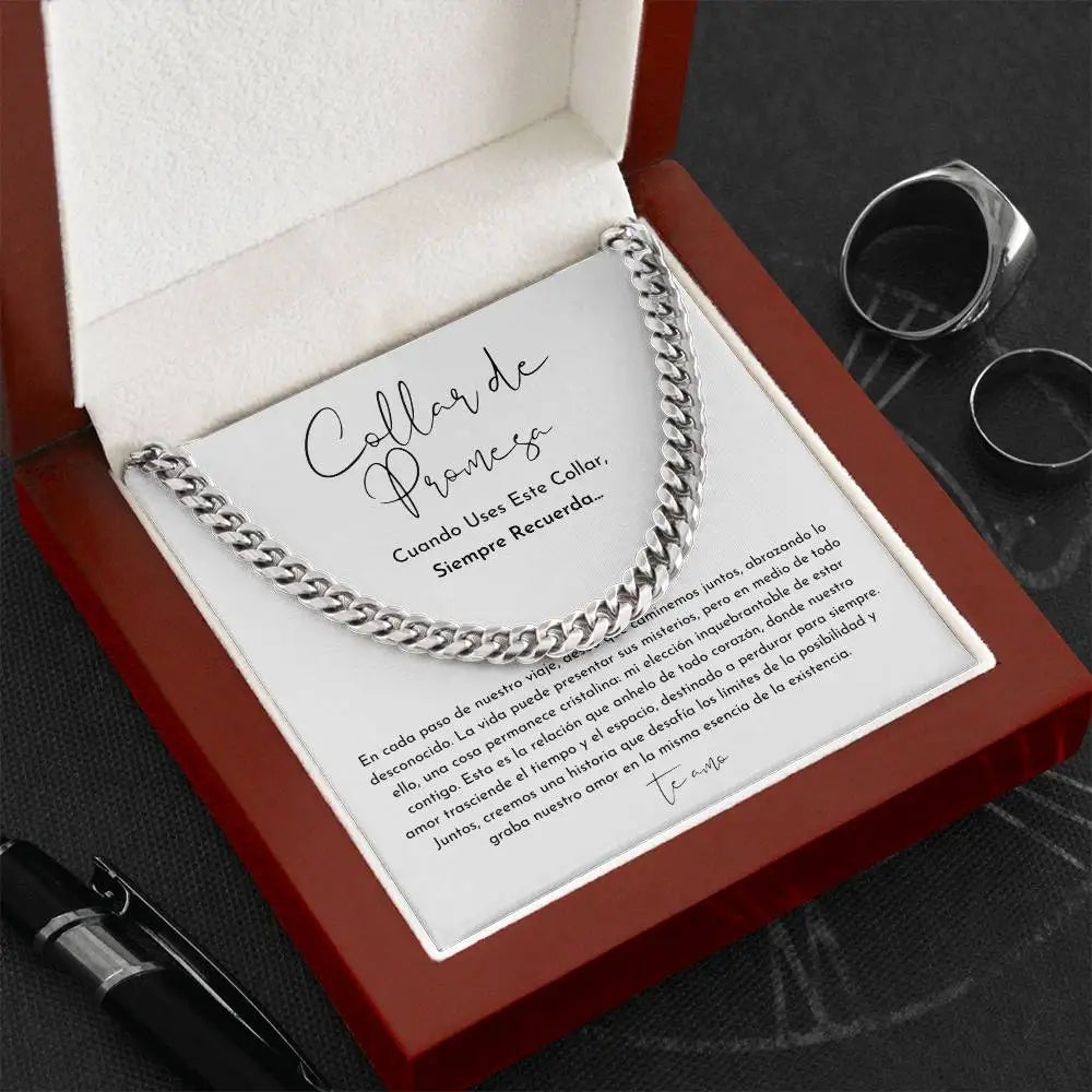 Promise Necklace For Him, Boyfriend Gift - CustomLove
