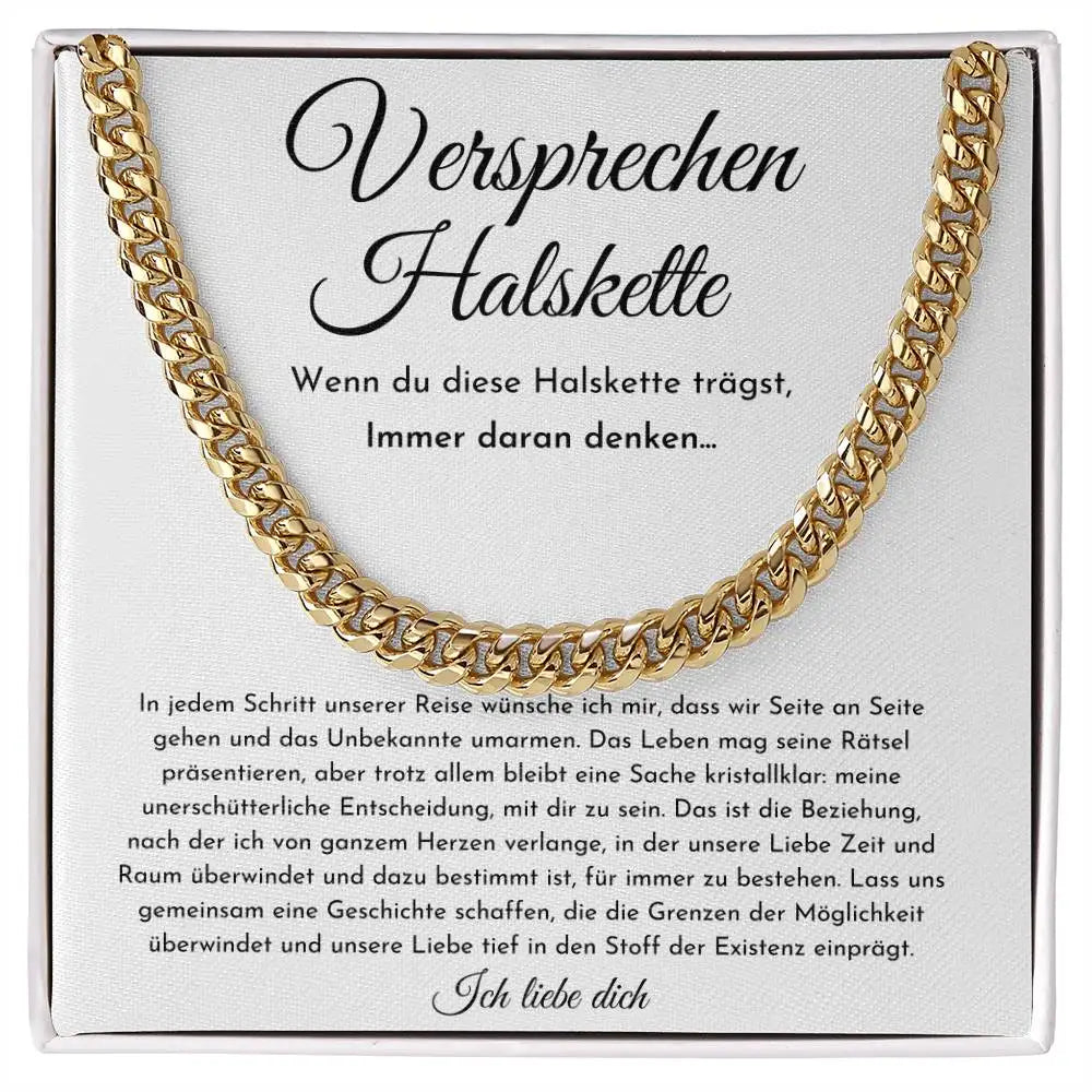 Promise Necklace For Him, Boyfriend Gift - CustomLove