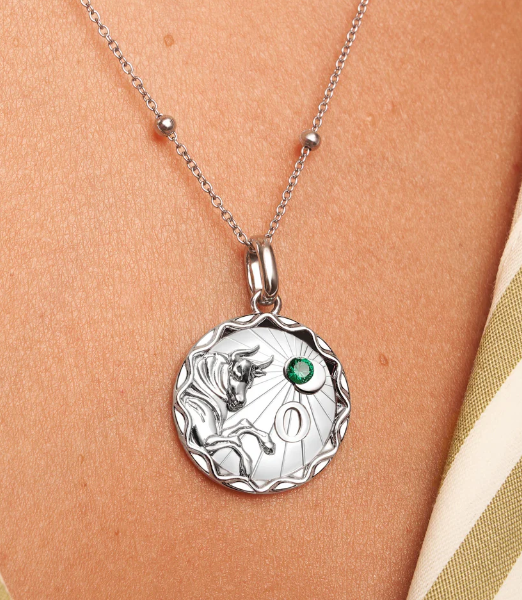 Custom Zodiac Coin Necklace-CustomLove
