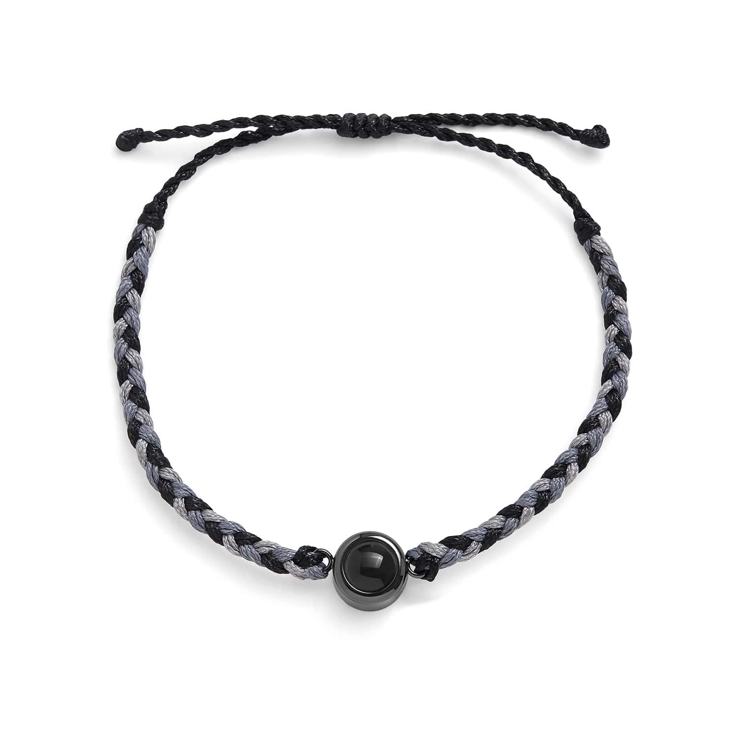 Silver personalized charm bracelet