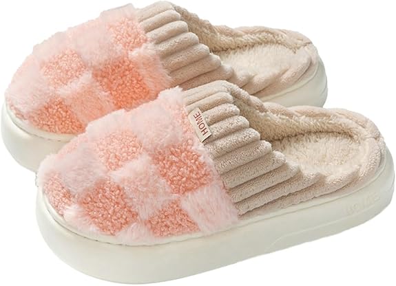 Unisex Plush Slippers-CustomLove