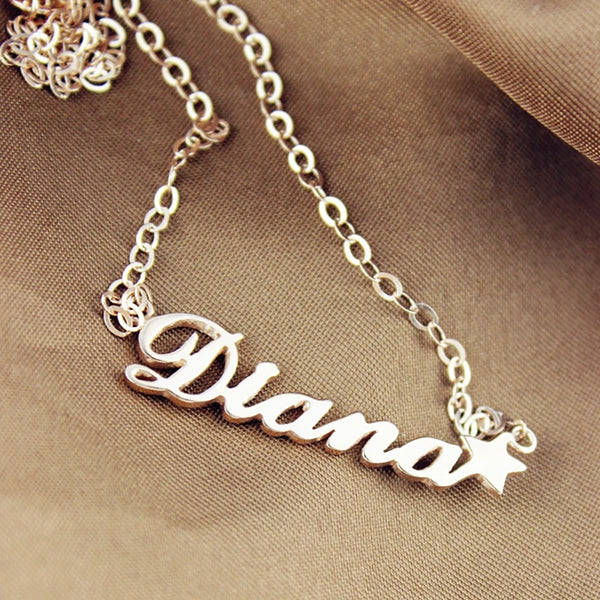 Personalized Name Necklace Stainless Steel-CustomLove