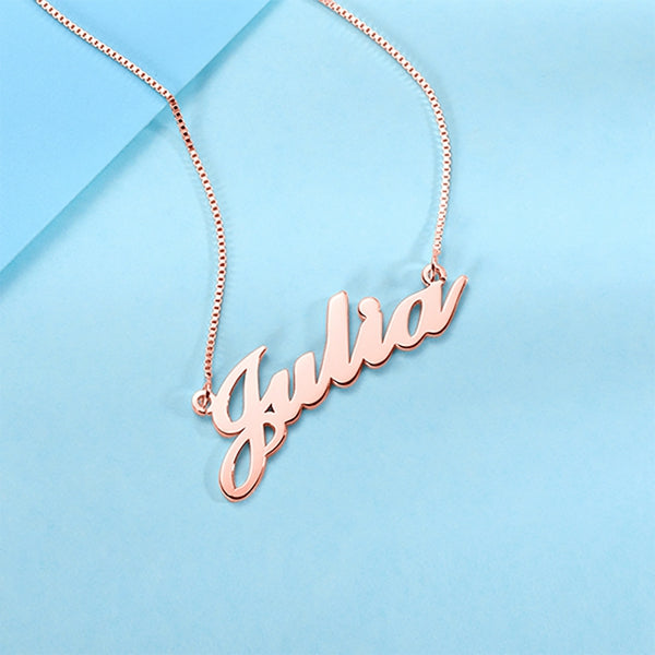 Personalized Name Necklace Stainless Steel-CustomLove