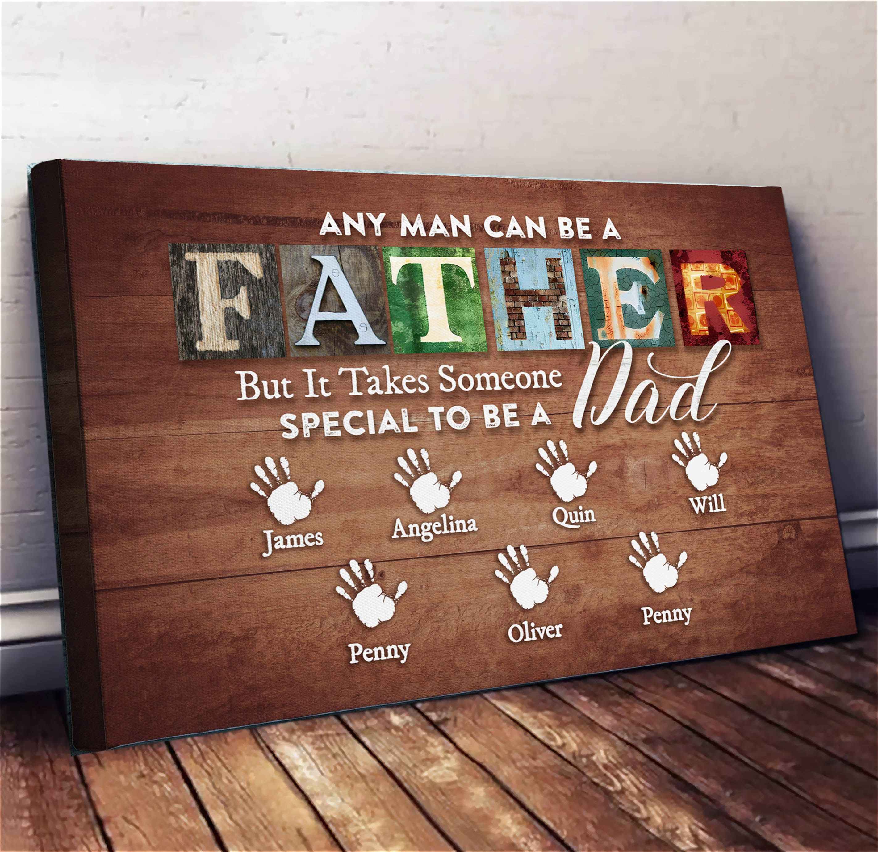 Custom Dad Canvas - Someone Special - CustomLove