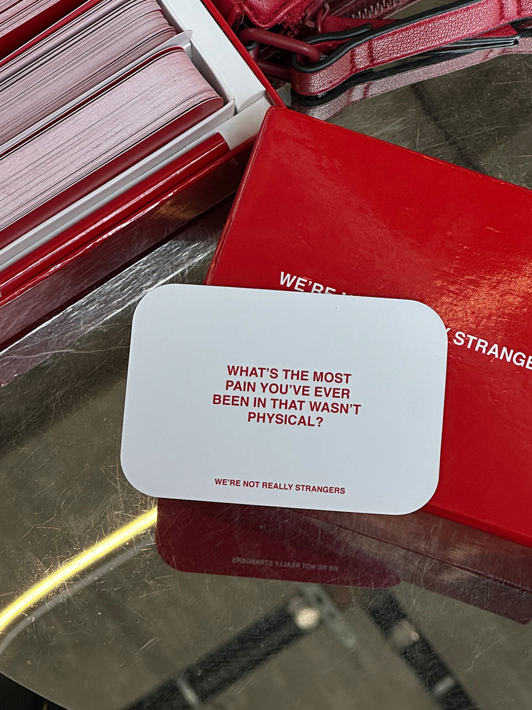 We're Not Really Strangers Card Game-CustomLove
