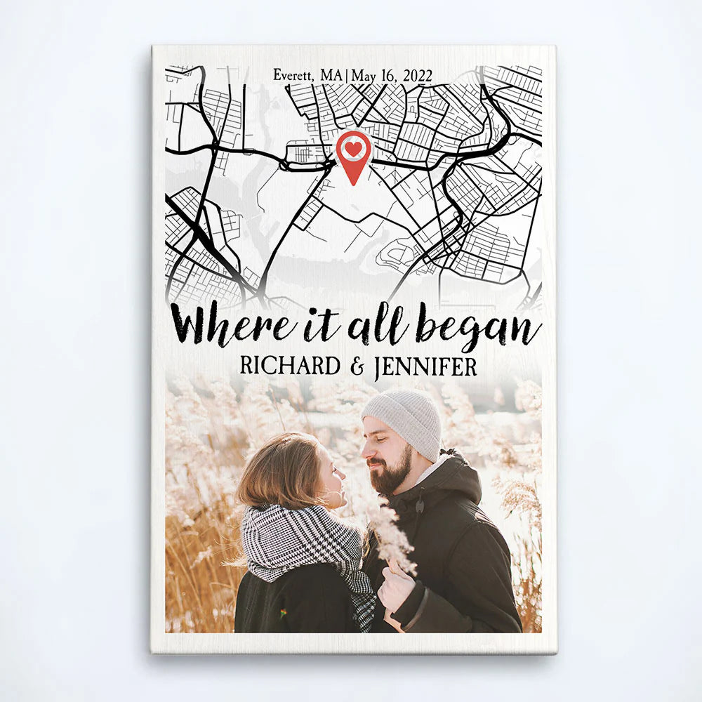 Personalized Canvas - "Where it all began"-CustomLove