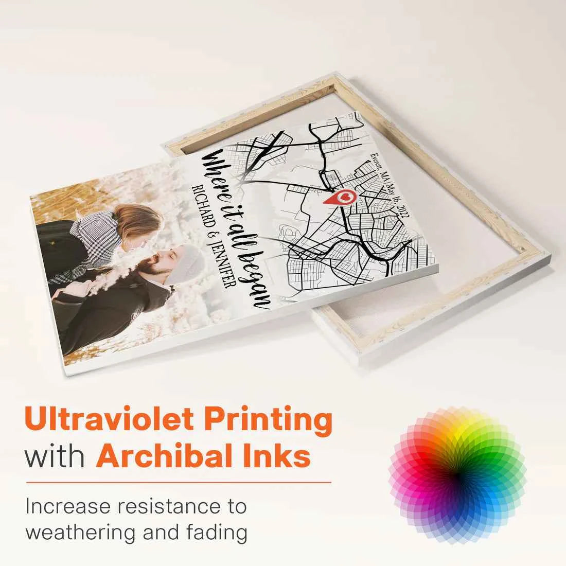 Personalized Canvas - "Where it all began" - CustomLove