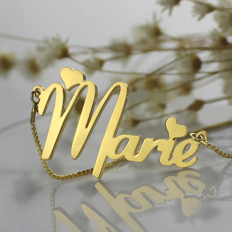 Personalized Name Necklace Stainless Steel-CustomLove