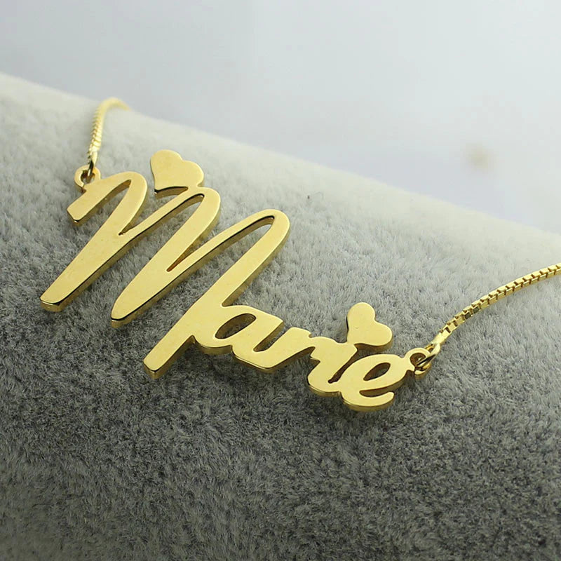 Personalized Name Necklace Stainless Steel-CustomLove