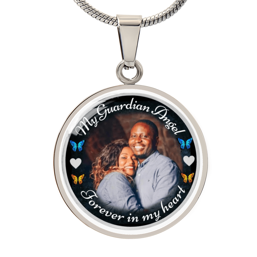 guardian angel memorial necklace