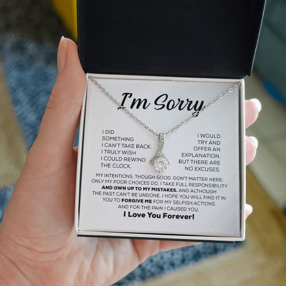 Apology Gift For Her - I Take Full Responsibility - Alluring Beauty Necklace-CustomLove
