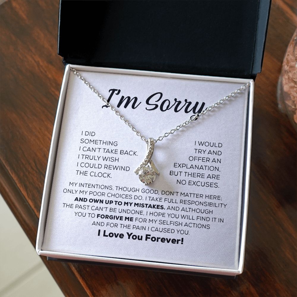 Apology Gift For Her - I Take Full Responsibility - Alluring Beauty Necklace-CustomLove
