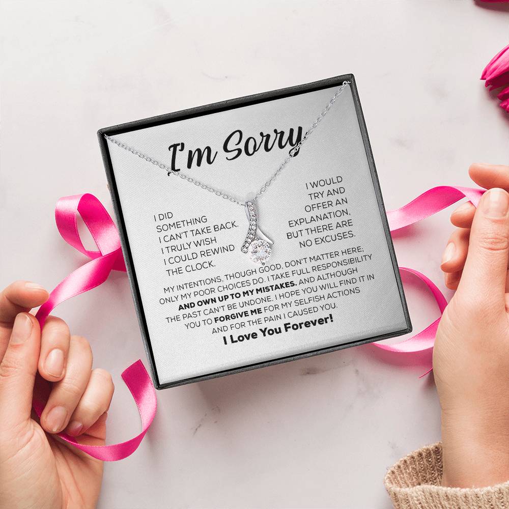 Apology Gift For Her - I Take Full Responsibility - Alluring Beauty Necklace-CustomLove