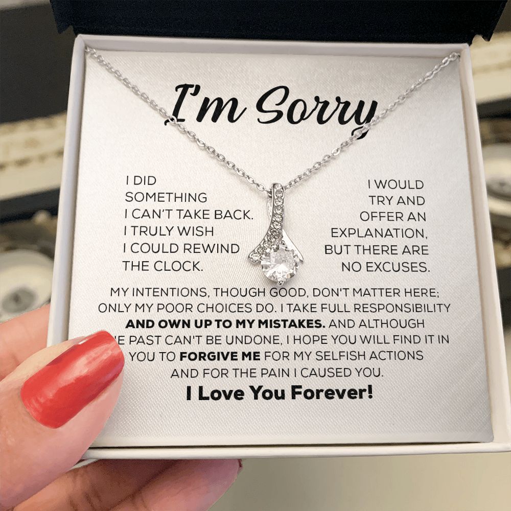 Apology Gift For Her - I Take Full Responsibility - Alluring Beauty Necklace-CustomLove