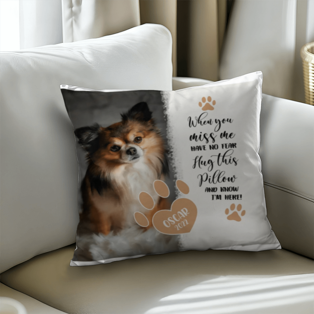 personalized dog pillow