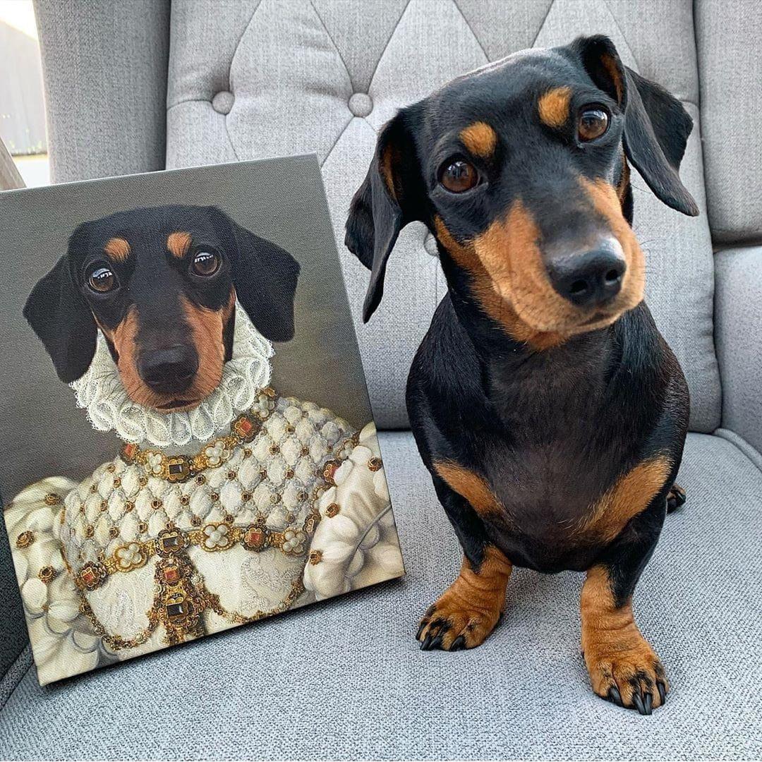 The Princess - Custom Pet Canvas-CustomLove