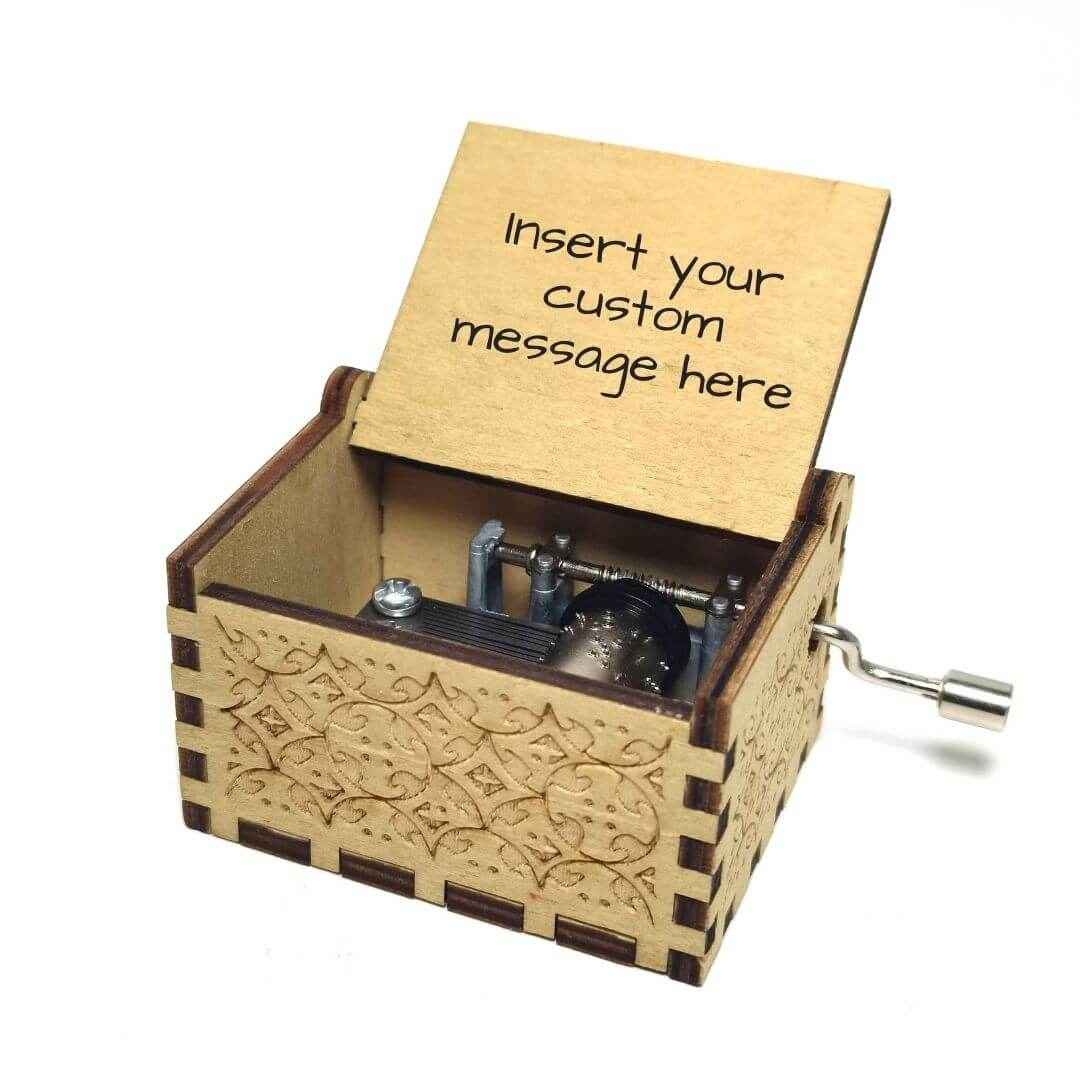 Custom Hand Crank Music Box - CustomLove