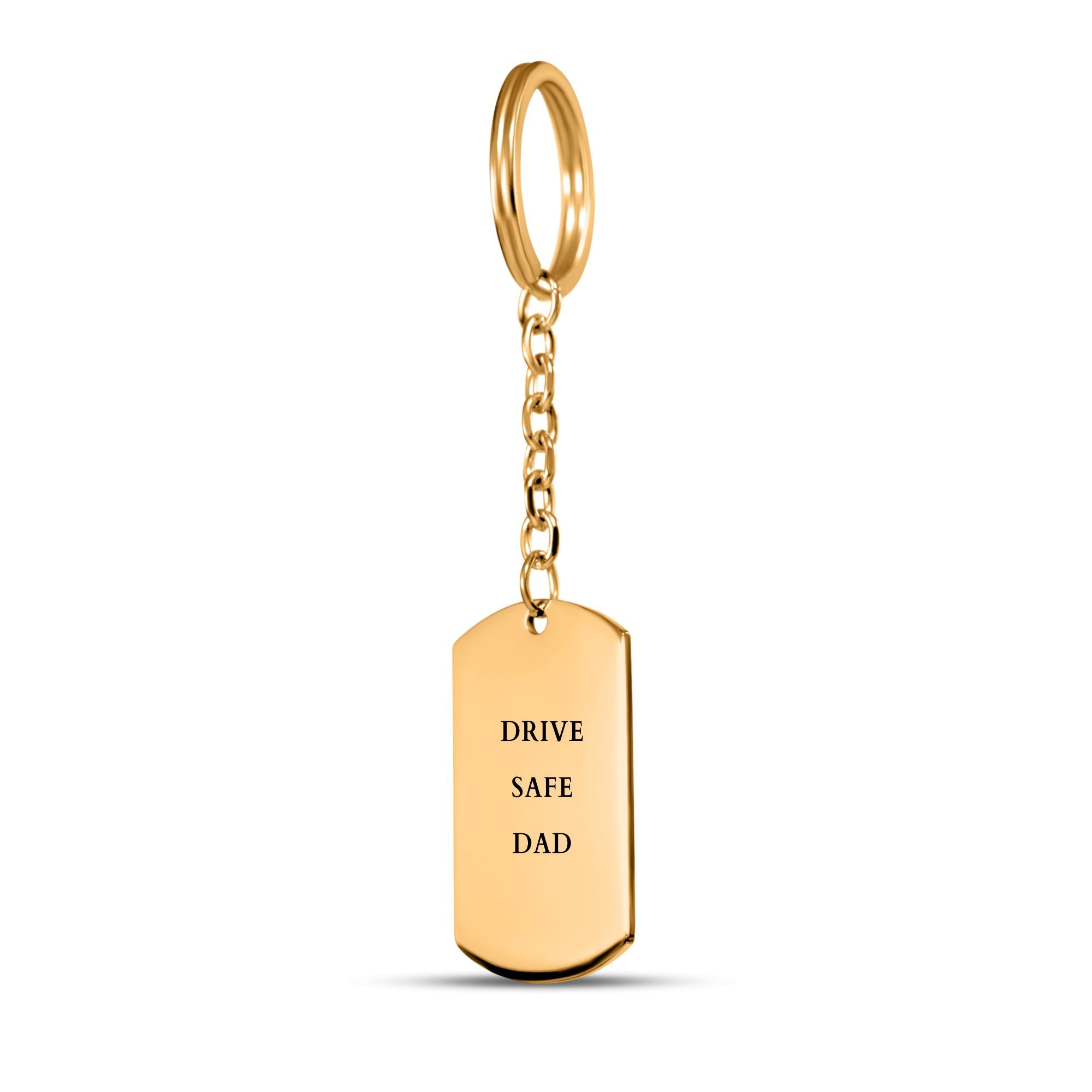Drive Safely Dad Keychain