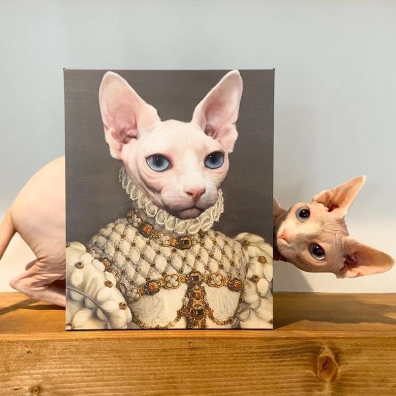 The Princess - Custom Pet Canvas-CustomLove
