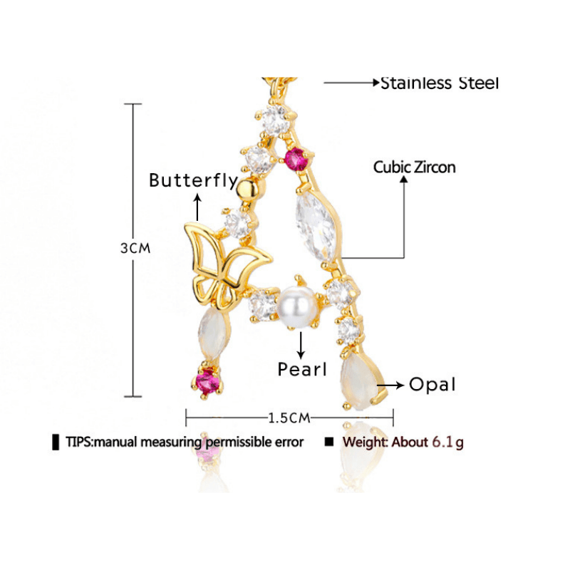 Diamond Initial Leg Chain-CustomLove
