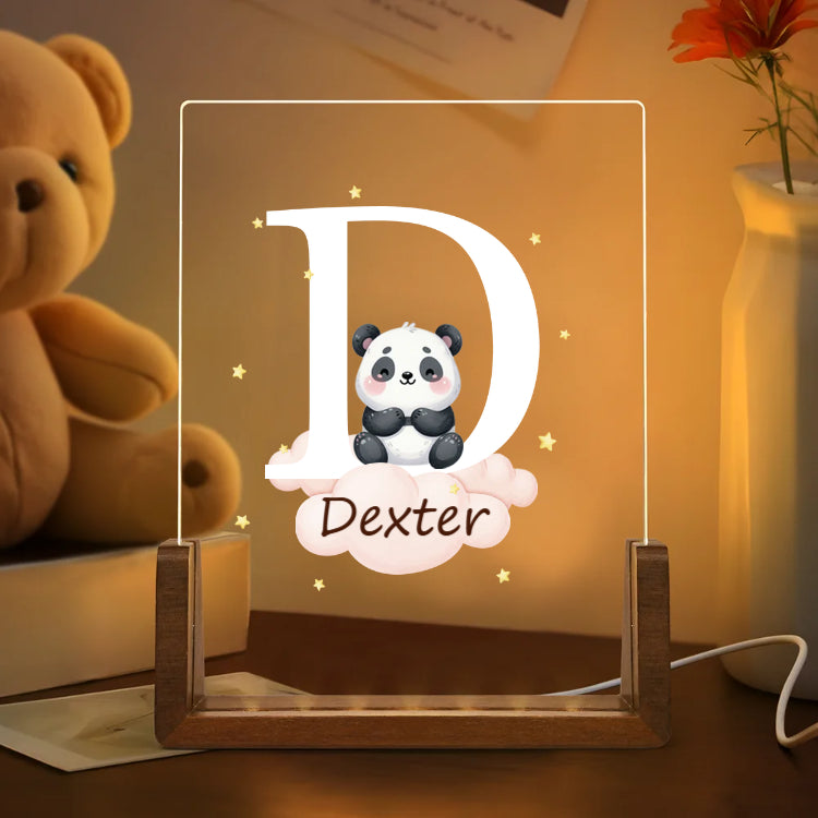 Personalized Cute Animals Kids Gift with Night Light-CustomLove