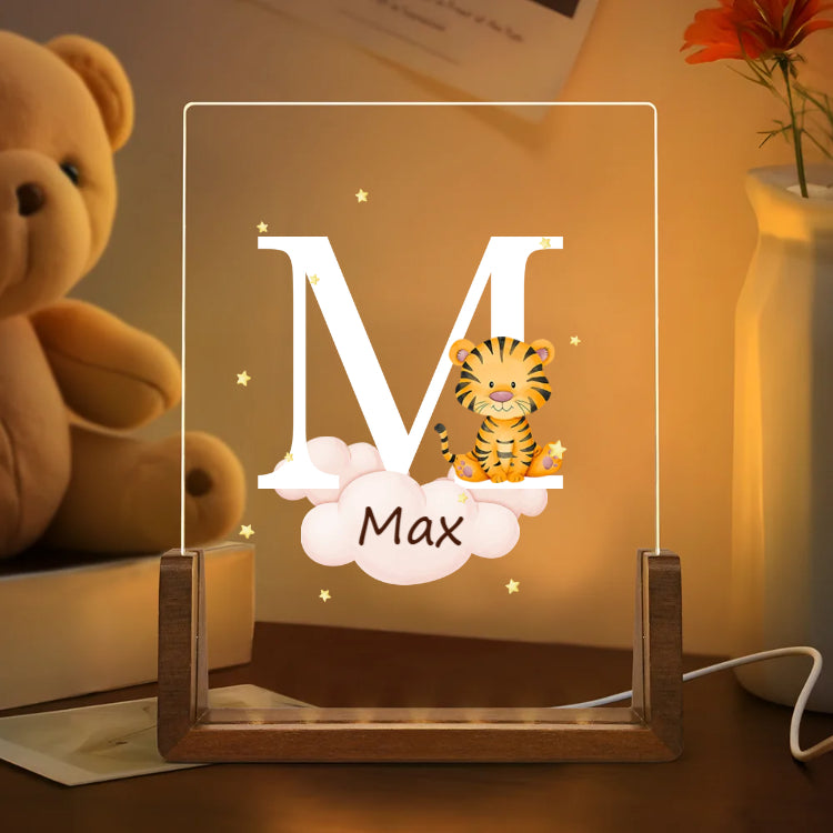 Personalized Cute Animals Kids Gift with Night Light-CustomLove