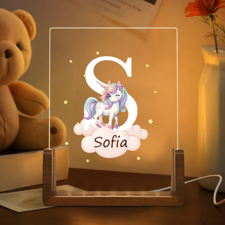 Personalized Cute Animals Kids Gift with Night Light-CustomLove