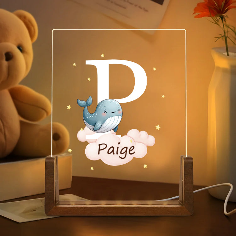 Personalized Cute Animals Kids Gift with Night Light-CustomLove