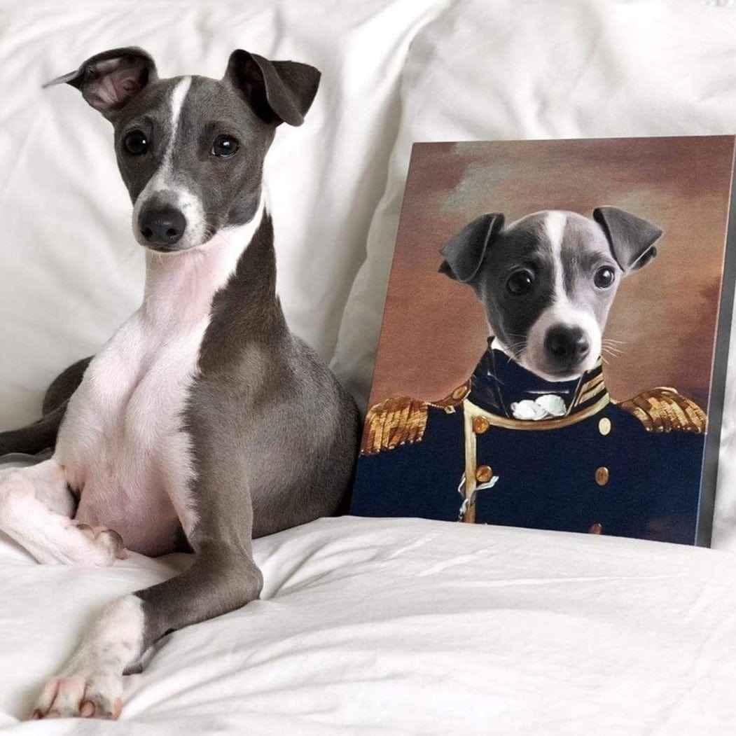The Admiral - Custom Pet Canvas - CustomLove