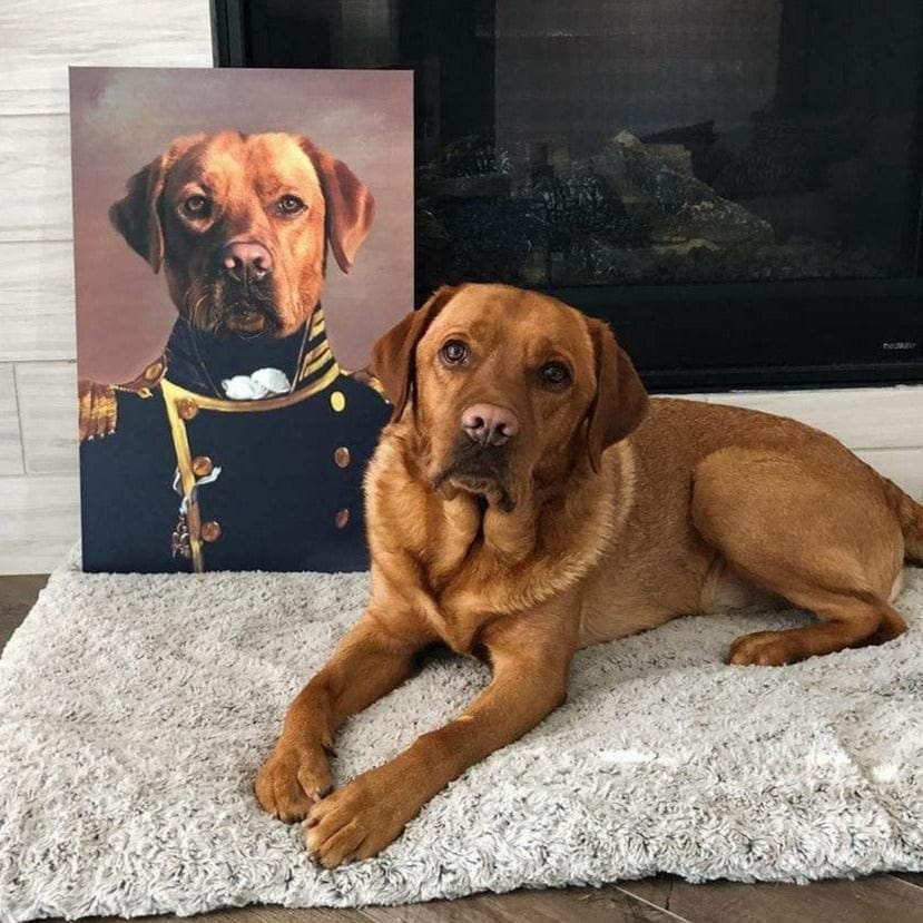 The Admiral - Custom Pet Canvas-CustomLove