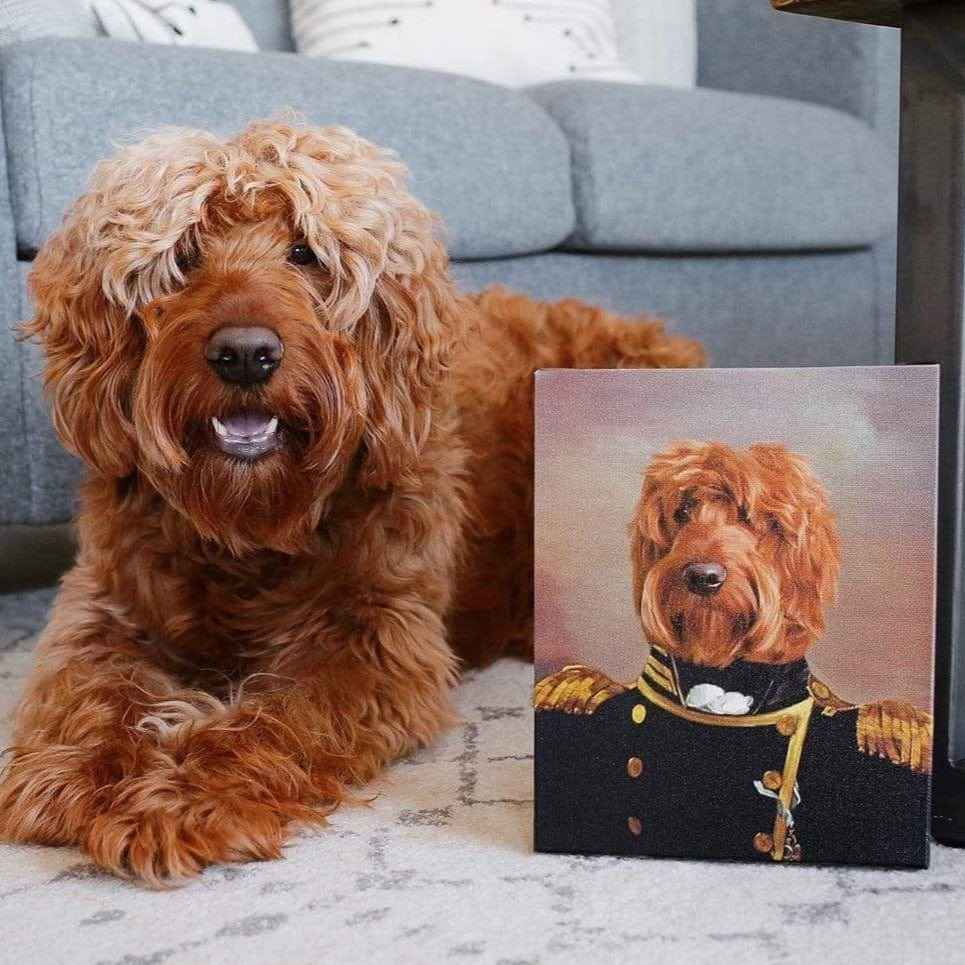 The Admiral - Custom Pet Canvas - CustomLove
