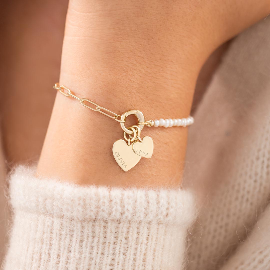 freshwater-pearl-and-chain-double-heart-bracelet