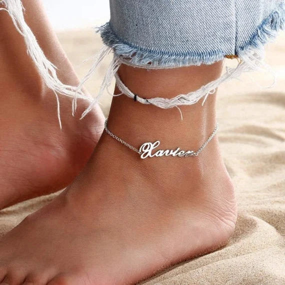 Custom Name Anklet-CustomLove
