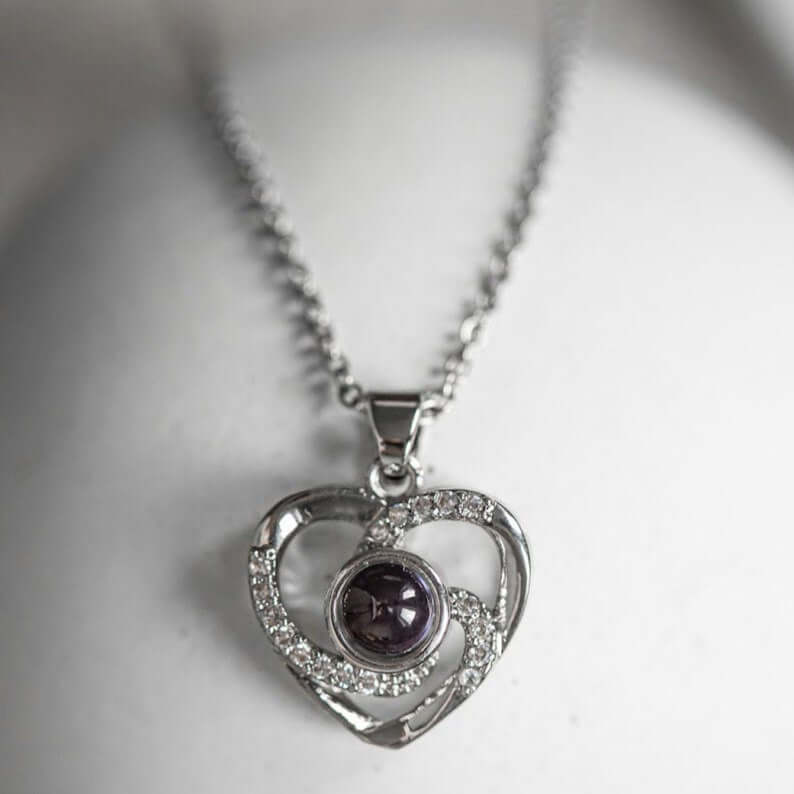 Personalized Photo Projection Necklace-CustomLove