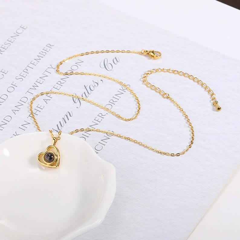 Personalized Photo Projection Necklace - CustomLove