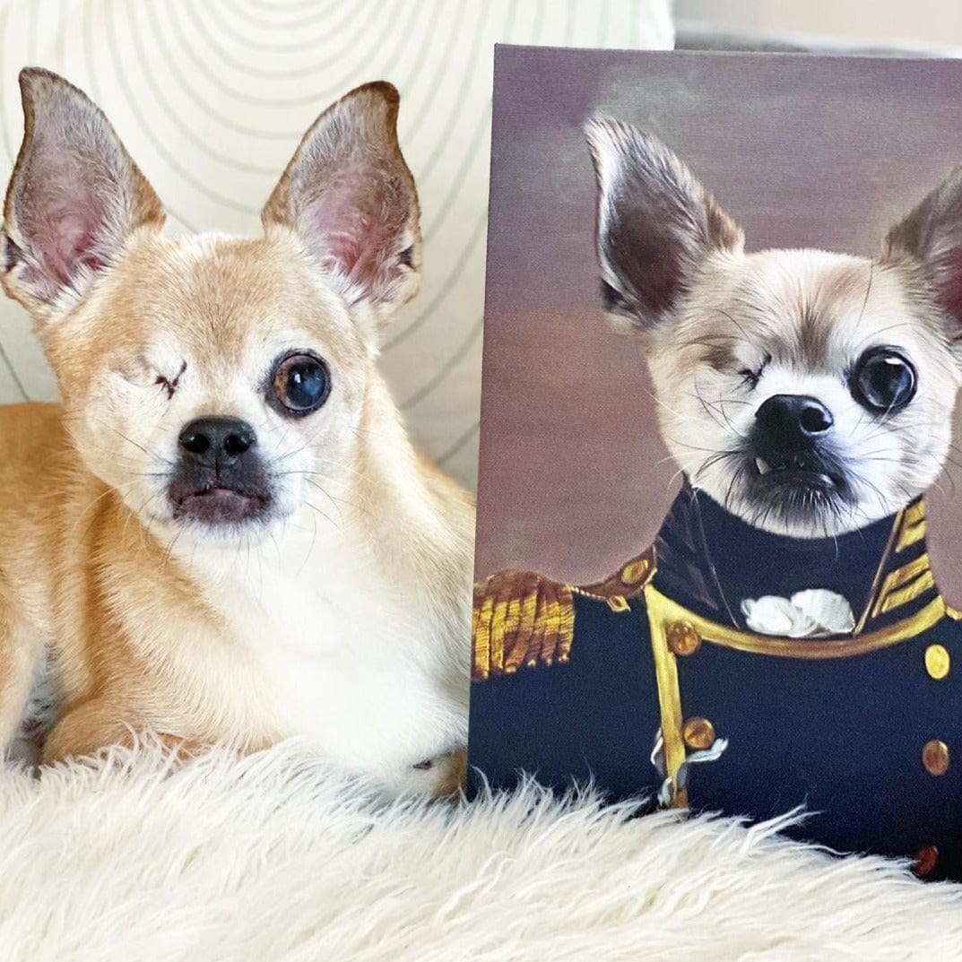 The Admiral - Custom Pet Canvas-CustomLove