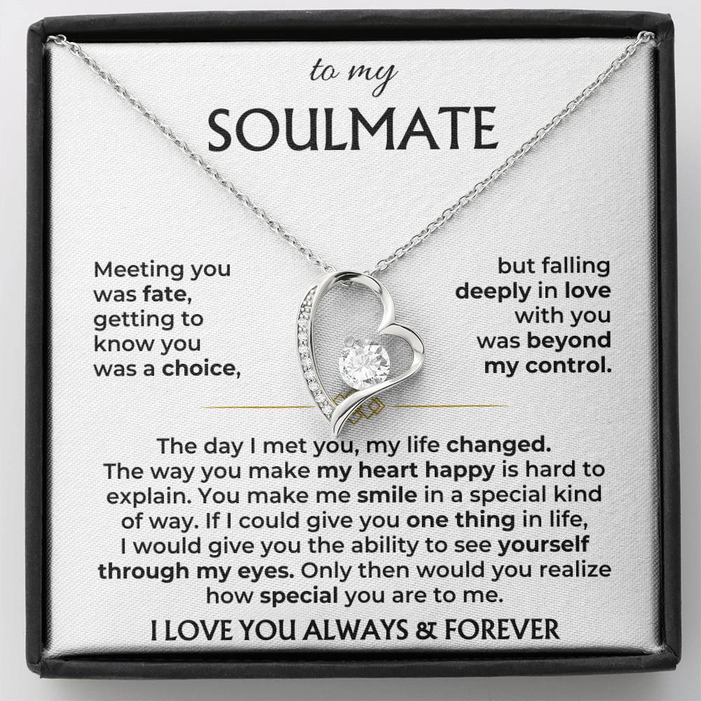 To My Soulmate - Forever Love Gift-CustomLove