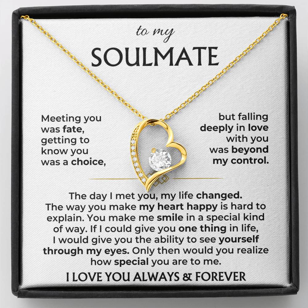 To My Soulmate - Forever Love Gift-CustomLove