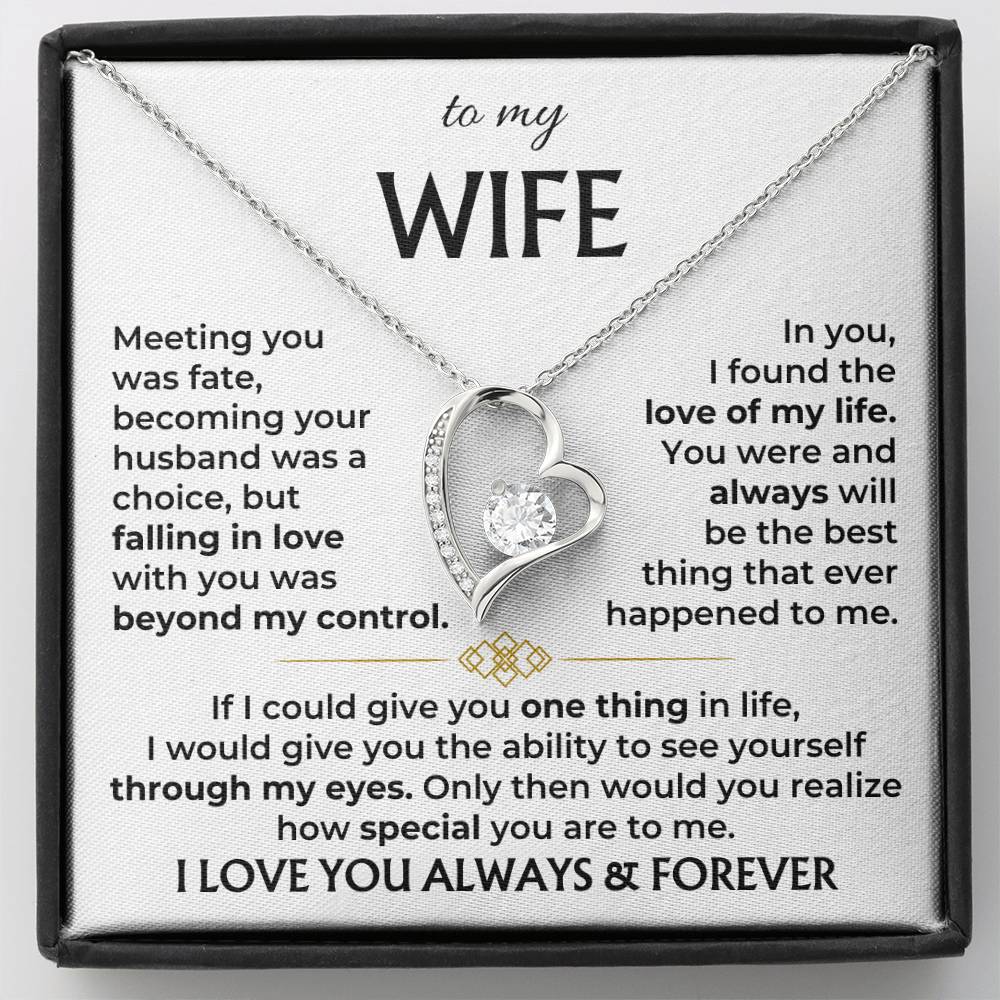 To My Wife - I Love You Always & Forever-CustomLove