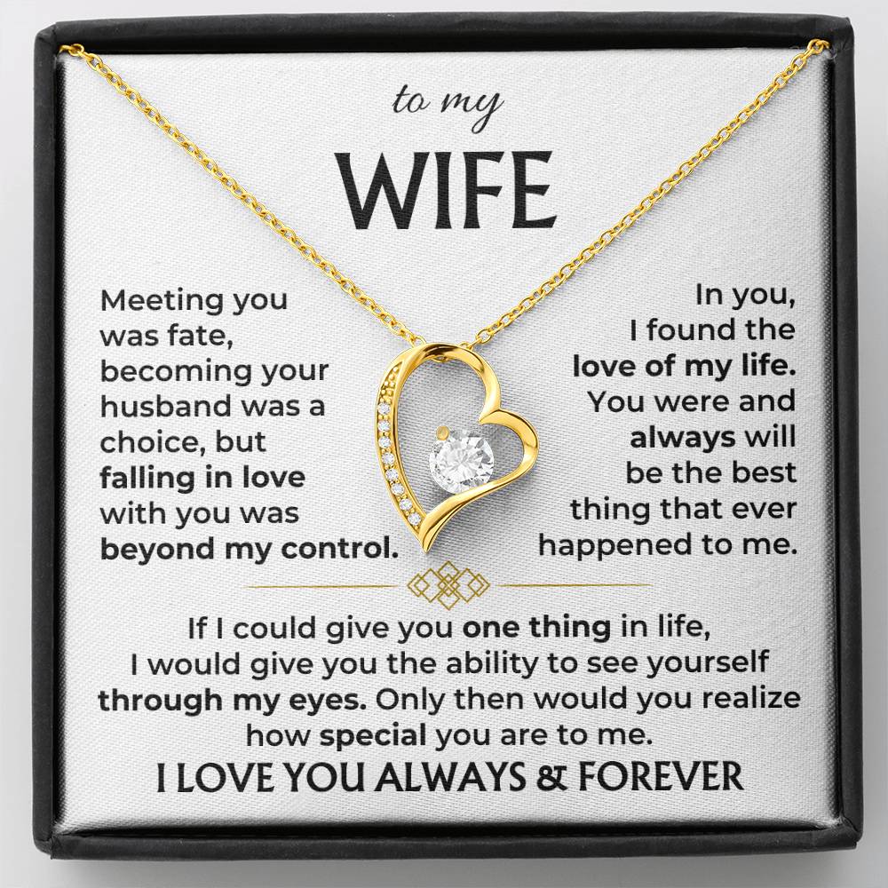 To My Wife - I Love You Always & Forever-CustomLove