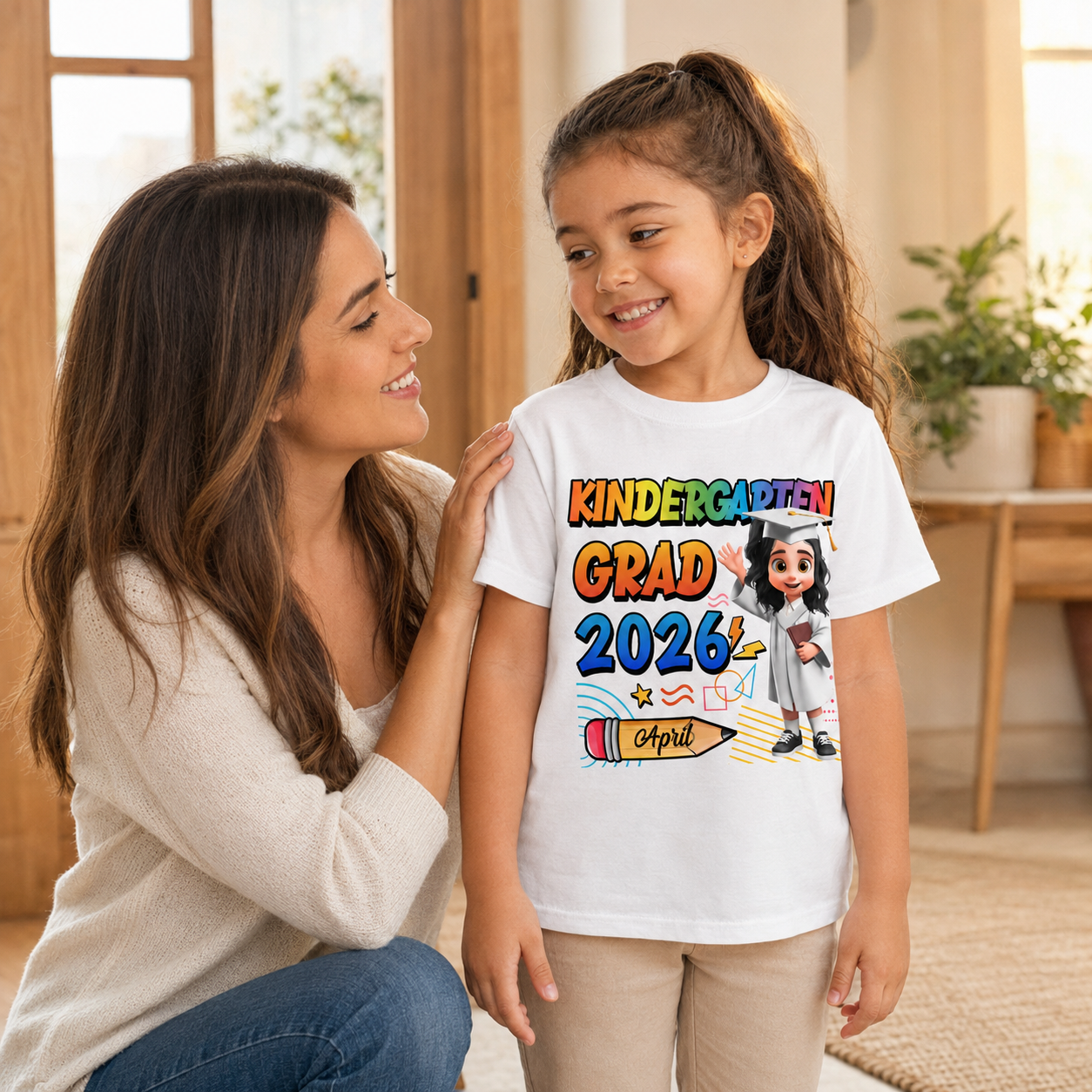 Personalized Preschool & Kindergarten Graduation Shirt
