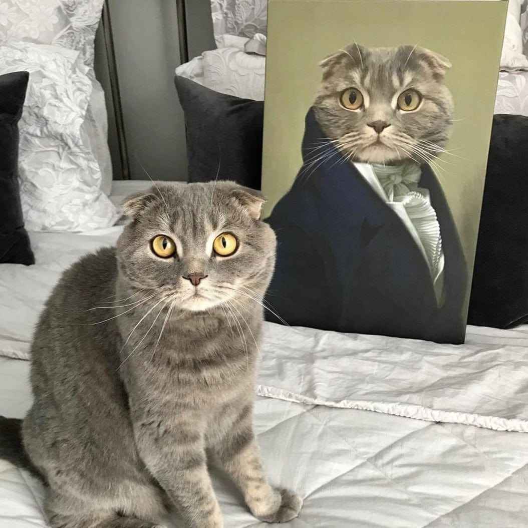 The Ambassador - Custom Pet Canvas - CustomLove