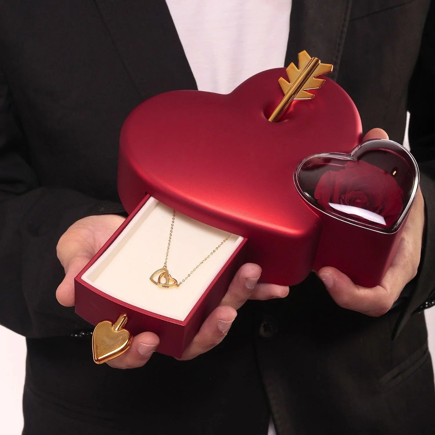 Personalized Necklace & Eternal Love Box-CustomLove