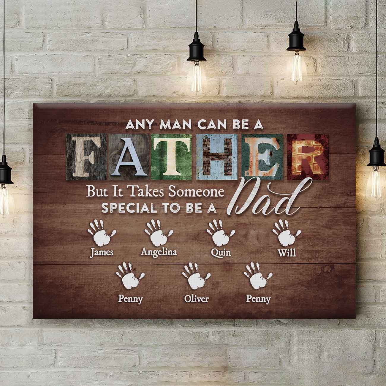 Custom Dad Canvas - Someone Special-CustomLove